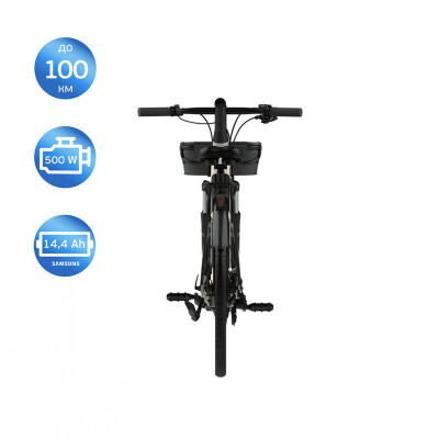 Електровелосипед OKAI EB10-28", 250(500)W, 14.4Ah, 100km, 25km\h, NFC, App, Beige