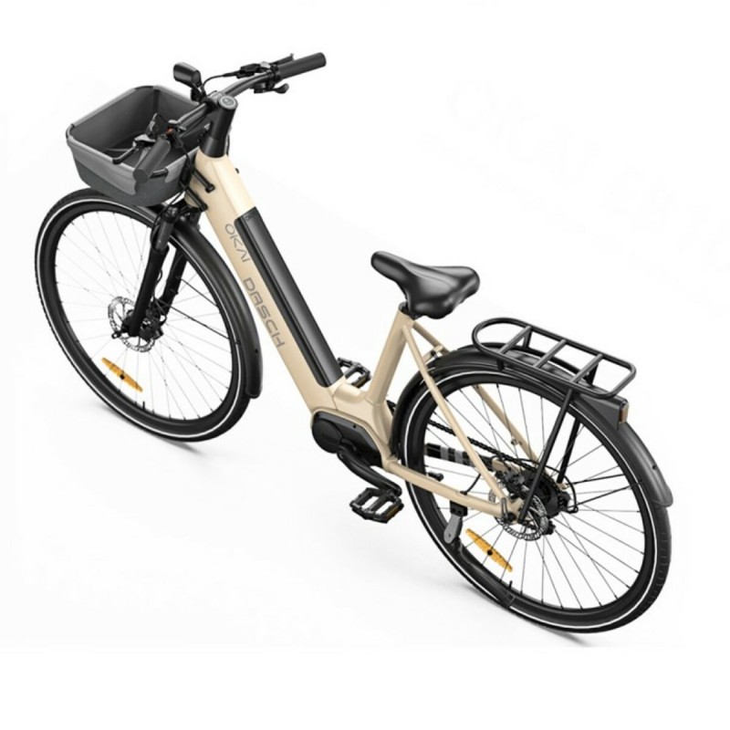 Електровелосипед OKAI EB10-28", 250(500)W, 14.4Ah, 100km, 25km\h, NFC, App, Beige