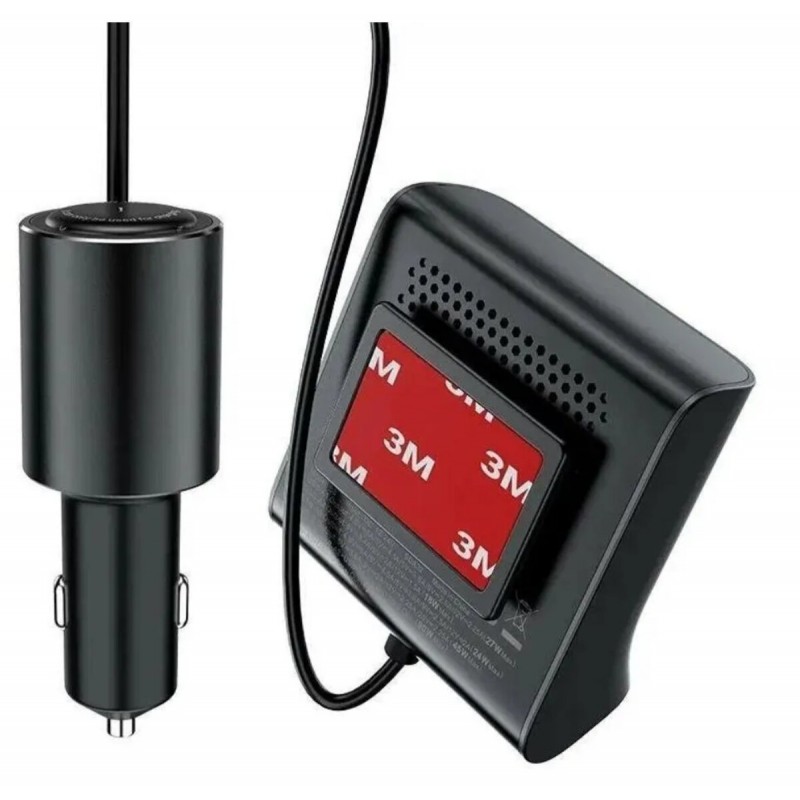 Автомобільний зарядний пристрій ACEFAST B11 138W Car Charger Splitter with Digital Display Black