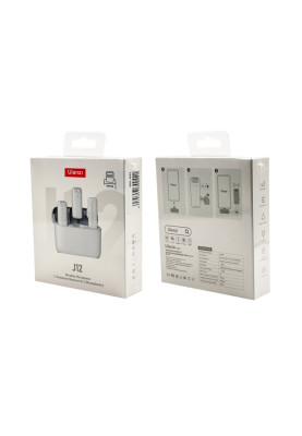 Бездротова мікрофонна система Ulanzi Vijim J12 Wireless Lavalier Microphone System (Lightning Apple interface ) (UV-3097 J12 white)