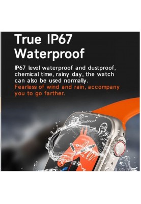Смарт-годинник BIG S10 Pro Ultra 2 IP67+GPS Orange