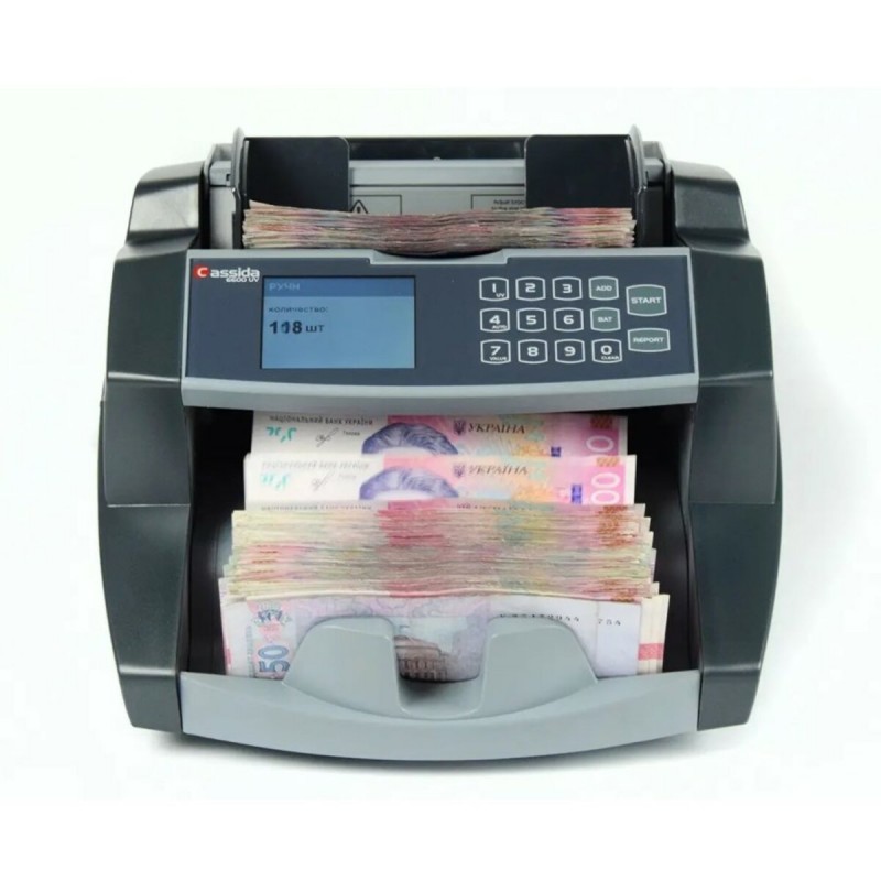 Лічильник банкнот Cassida 6600 UV/MG (New LCD)