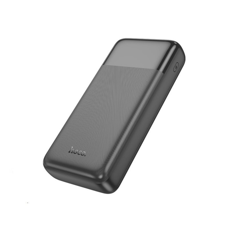 Зовнішній акумулятор HOCO J121A Fast 22.5W+PD20W fully compatible  power bank with digital display(20000mAh) Black