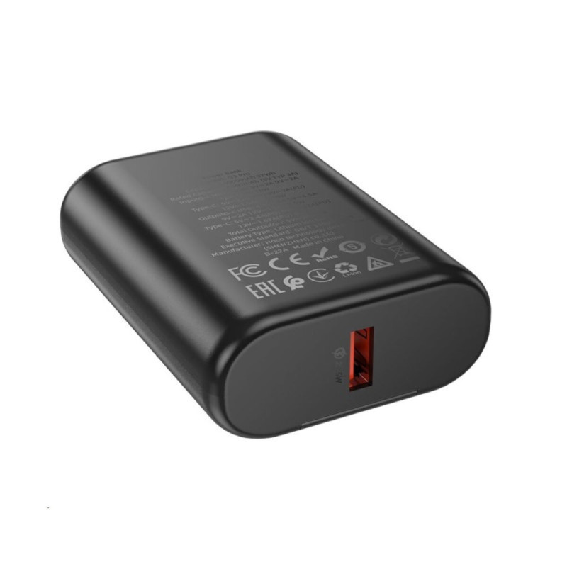 Зовнішній акумулятор HOCO Q3 Pro 22.5W+PD20W fully compatible power bank(10000mAh) Black