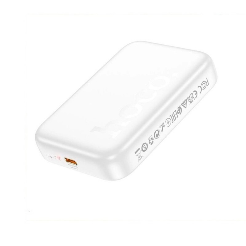 Зовнішній акумулятор HOCO J117A Esteem PD20W magnetic power bank(10000mAh) White