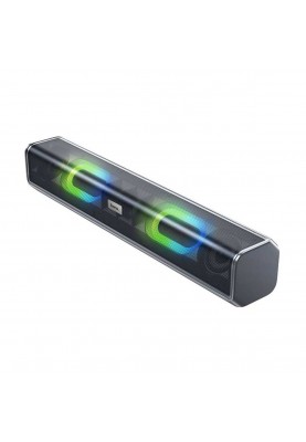 Портативна колонка HOCO BS49 Dazzling sound desktop wireless speaker Metal Gray