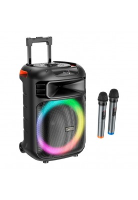 Портативна колонка HOCO HA5 Winner wireless dual-mic outdoor BT speaker Black