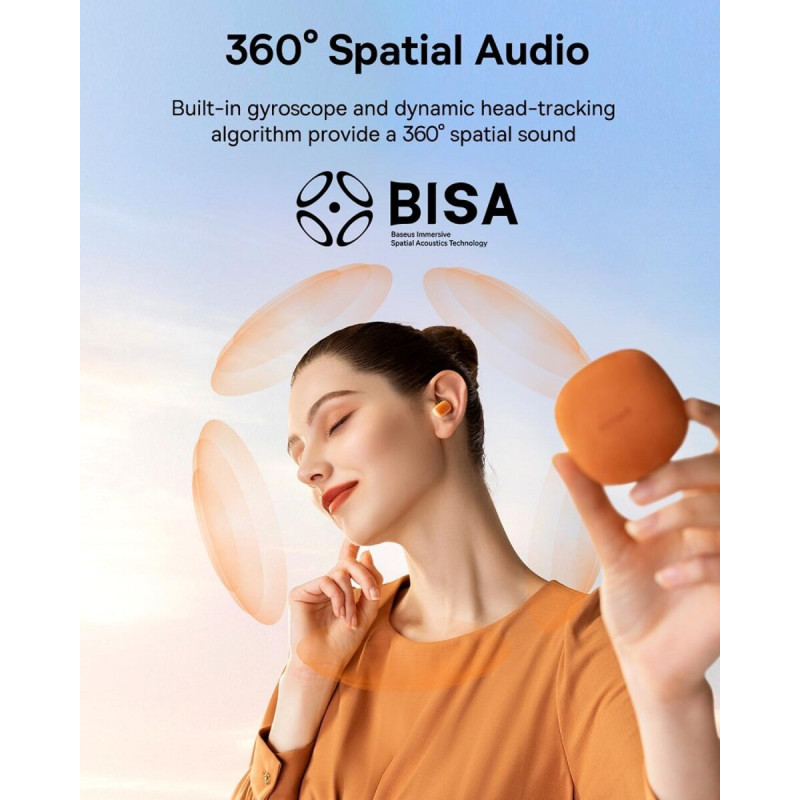 Бездротові навушники Baseus AirNora 2 True Wireless Earphones Gradient Orange