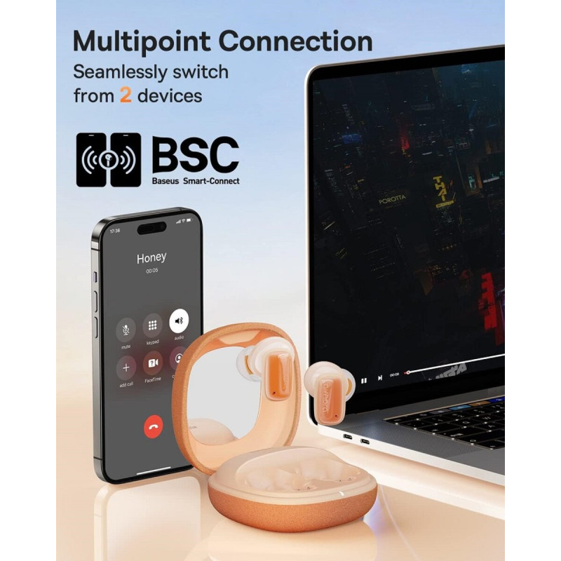 Бездротові навушники Baseus AirNora 2 True Wireless Earphones Gradient Orange
