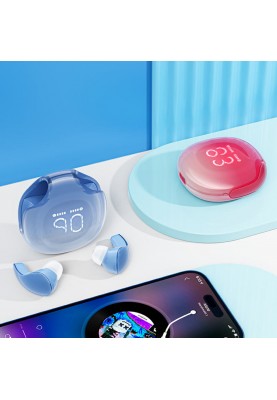 Навушники ACEFAST T9 Crystal (Air) color bluetooth earbuds Glacier Blue