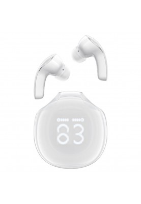 Навушники ACEFAST T9 Crystal (Air) color bluetooth earbuds Porcelain White