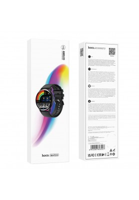 Смарт-годинник HOCO Y15 AMOLED Smart sports watch(call version) Black