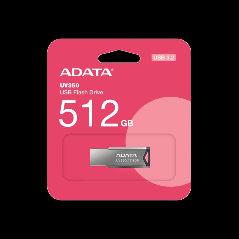 Flash A-DATA USB 3.2 UV 350 512Gb Silver
