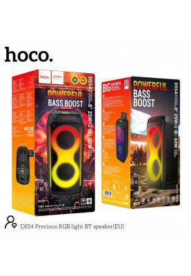 Портативна колонка HOCO DS54 Precious RGB light BT speaker Black