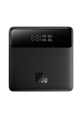 Зовнішній акумулятор Baseus Blade Power Digital Display Fast Charging Power Bank  HD Edition 20000mAh 100W Black