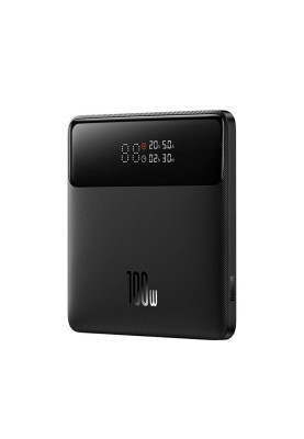 Зовнішній акумулятор Baseus Blade Power Digital Display Fast Charging Power Bank  HD Edition 20000mAh 100W Black