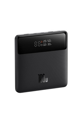 Зовнішній акумулятор Baseus Blade Power Digital Display Fast Charging Power Bank  HD Edition 20000mAh 100W Black