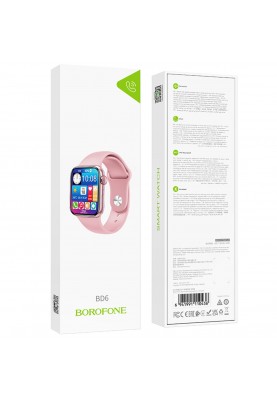 Смарт-годинник Borofone BD6 Smart sports watch(call version) Rose Gold