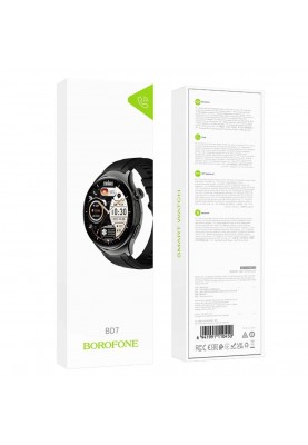 Смарт-годинник Borofone BD7 Smart sports watch(call version) Metal Gray