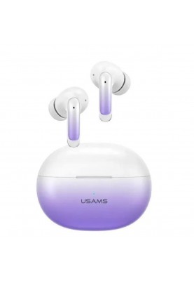 Навушники USAMS US-XD19 Dual-mic ENC TWS Earbuds --X-don Series BT5.3 gradient purple