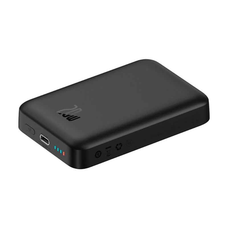 Зовнішній акумулятор Baseus Magnetic Mini Wireless Fast Charge Power Bank 10000mAh 20W Black