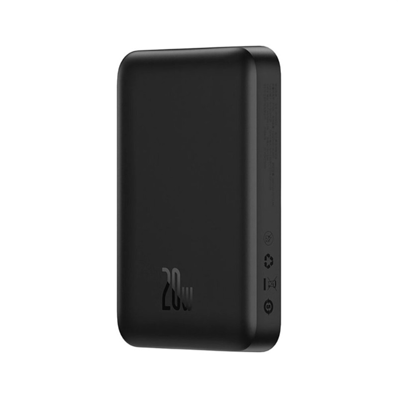 Зовнішній акумулятор Baseus Magnetic Mini Wireless Fast Charge Power Bank 10000mAh 20W Black
