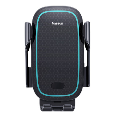 Тримач для мобiльного з БЗП Baseus Milky Way Pro Series Wireless Charging Electric Car Mount Phone Holder 15W Cluster Black