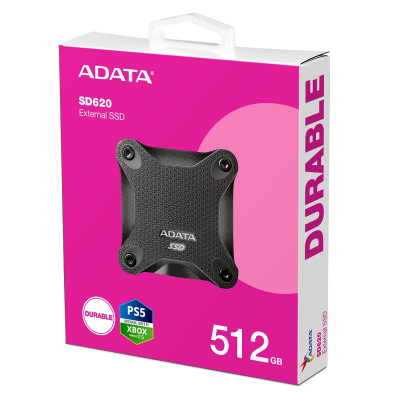 SSD ADATA SD620 512GB USB 3.2  520/460Mb/s Black