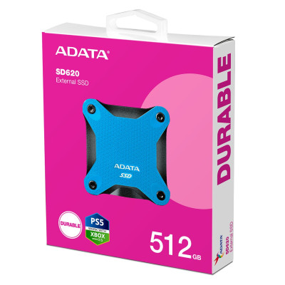 SSD ADATA SD620 512GB USB 3.2  520/460Mb/s Blue