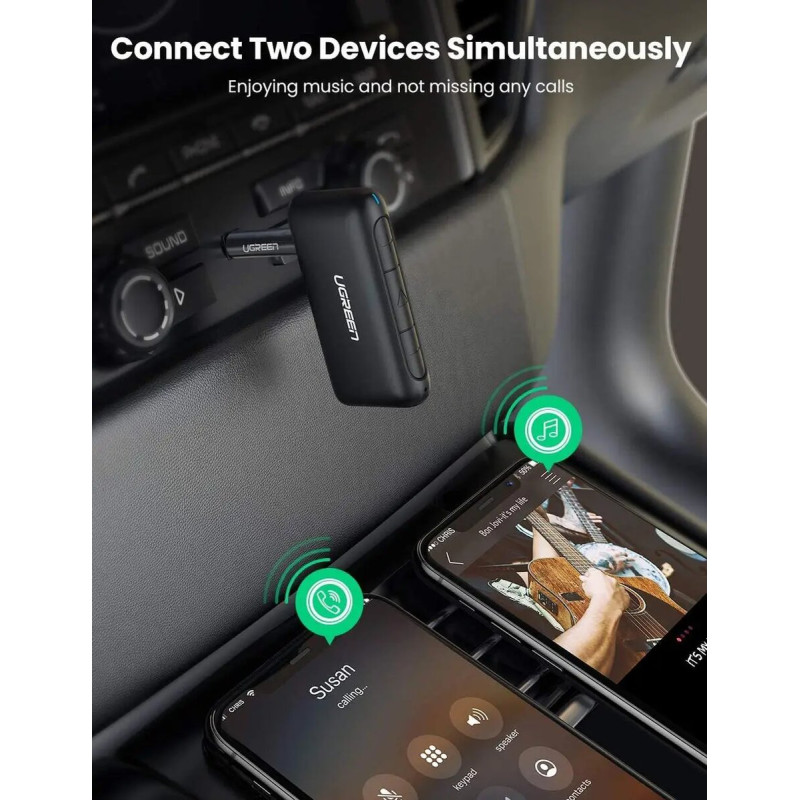 Bluetooth-ресивер UGREEN CM276 Bluetooth 5.0 Receiver Audio Adapter