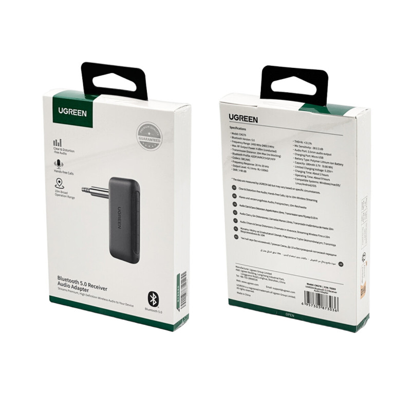 Bluetooth-ресивер UGREEN CM276 Bluetooth 5.0 Receiver Audio Adapter
