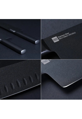 Набір ножів з 2 предметів Xiaomi HuoHou Heat Knife Set Black 2 pcs