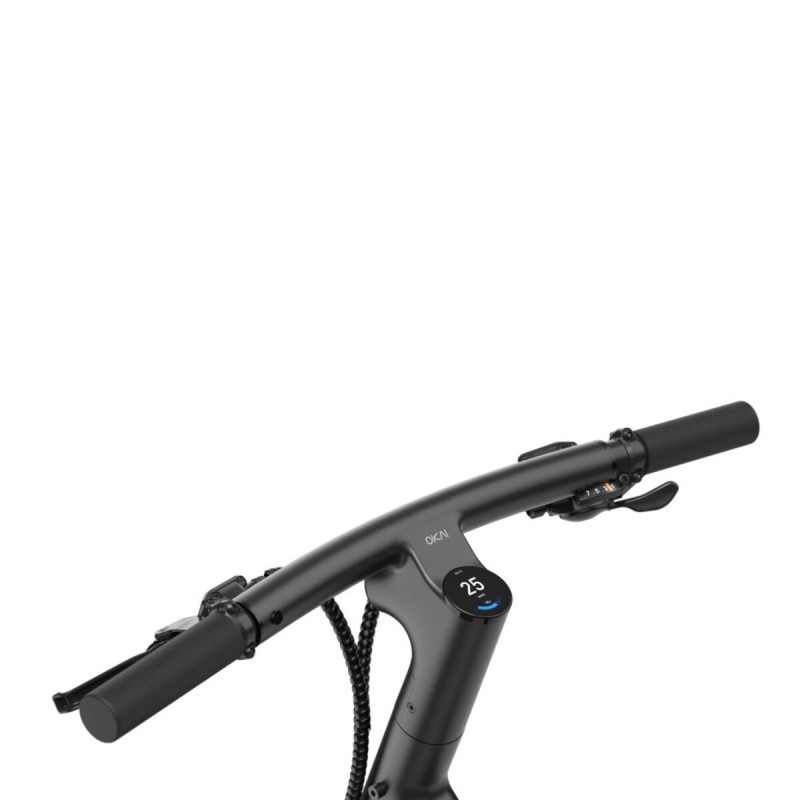 Електровелосипед OKAI EB60 Black 28', 350(550)W, 9,6Ah, 61.2km, 25km\h, NFC, App, 23kg