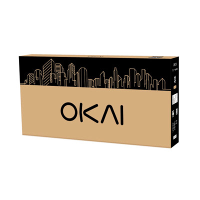 Електровелосипед OKAI EB60 Black 28', 350(550)W, 9,6Ah, 100km, 25km\h, NFC, App, 23kg