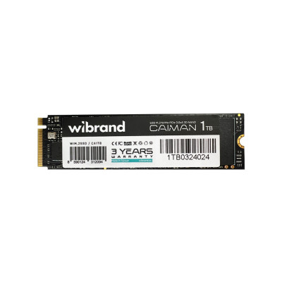 SSD M.2 Wibrand Caiman 1TB NVMe 2280 PCIe 3.0 3D NAND