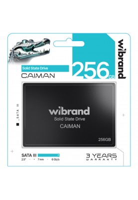 SSD Wibrand Caiman 256GB 2.5" 7mm SATAIII Standard