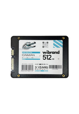 SSD Wibrand Caiman 512GB 2.5" 7mm SATAIII Bulk