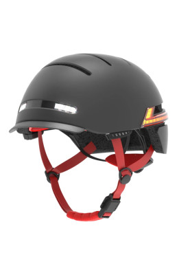 Захисний шолом Livall BH51M NSO (L) Black (57-61см), акустика JBL, мікрофон, сигнали поворотів та стопів, додаток, пульт BR80, з застібкою, Bluetooth