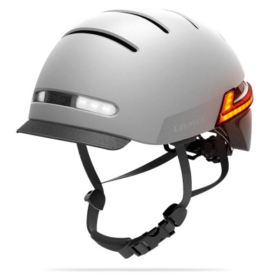 Захисний шолом Livall BH51M NEO (L) Grey (57-61см), акустика, мікрофон, сигнали поворотів та стопів, додаток, пульт BR80, Bluetooth