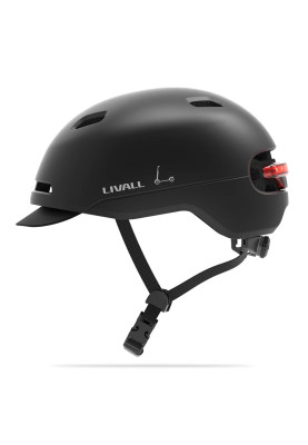 Захисний шолом Livall C21 (L) Black (57-61см), сигнал стопів, сигнал повороту при наявності пульту(пульт в комплекті не йде), додаток