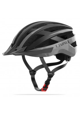 Захисний шолом Livall MT1 NEO (M) Black Grey (54-58см), акустика, мікрофон, сигнали поворотів та стопів, додаток, пульт BR80, Bluetooth