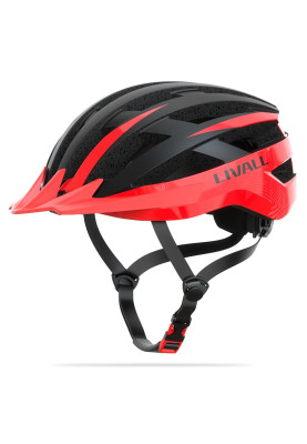 Захисний шолом Livall MT1 NEO (M) Black/Red (54-58см), акустика, мікрофон, сигнали поворотів та стопів, додаток, пульт BR80, Bluetooth