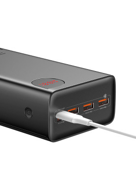 Зовнішній акумулятор Baseus Adaman Digital Display Fast Charge Power Bank 40000mAh 22.5W Black