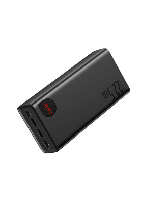 Зовнішній акумулятор Baseus Adaman Digital Display Fast Charge Power Bank 40000mAh 22.5W Black