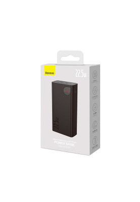 Зовнішній акумулятор Baseus Adaman Digital Display Fast Charge Power Bank 40000mAh 22.5W Black