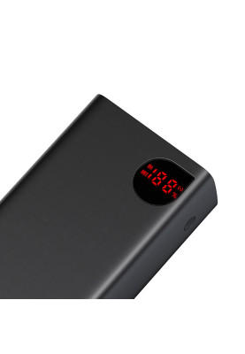 Зовнішній акумулятор Baseus Adaman Digital Display Fast Charge Power Bank 40000mAh 22.5W Black