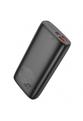 Зовнішній акумулятор HOCO J122A Respect 22.5W+PD20W fully compatible power bank(20000mAh) Black