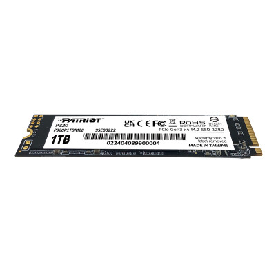 SSD M.2 Patriot P320 1TB NVMe 2280 Gen3.0 x4 3D TLC