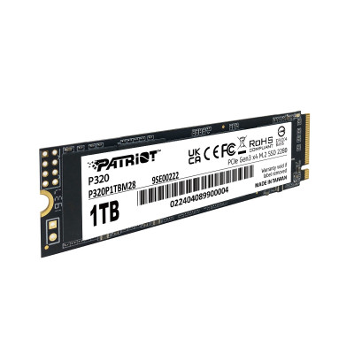 SSD M.2 Patriot P320 1TB NVMe 2280 Gen3.0 x4 3D TLC