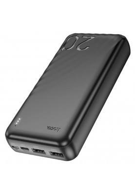 Зовнішній акумулятор HOCO J123A Element power bank(20000mAh) Black